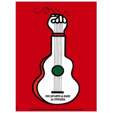 La Guitarra Cuban vintage Documentary POSTER. Red Graphic Design.Art Decor.3385   300711811911